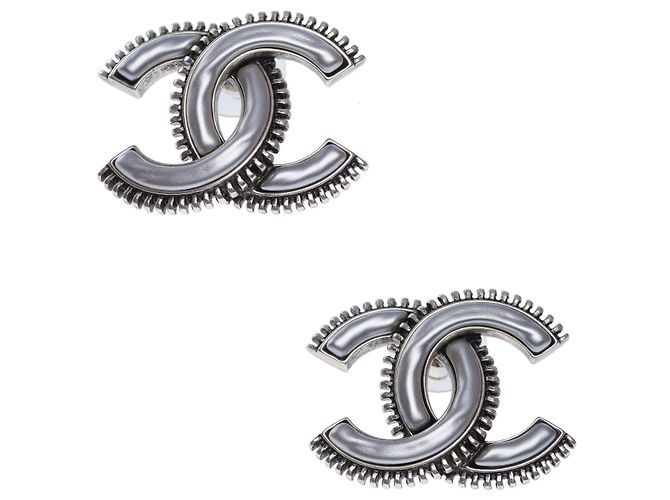 Gioielli CHANEL CC in Metallo Argento - 102495 - vista 2
