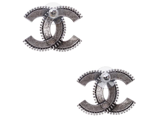 Gioielli CHANEL CC in Metallo Argento - 102495 - vista 3
