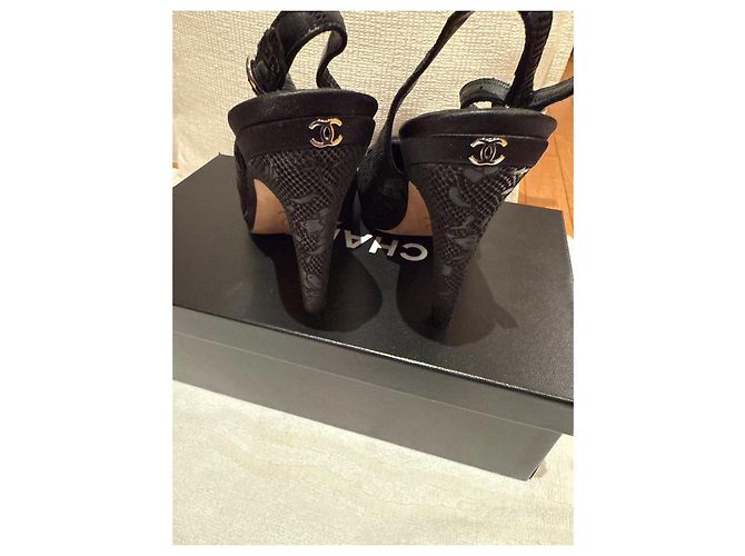 Cambon Décolleté Chanel slingback Nero - vista 4