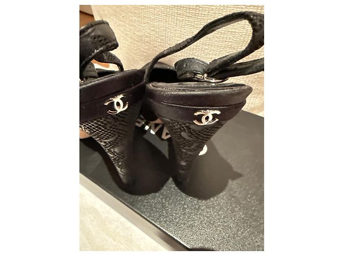 Cambon Décolleté Chanel slingback Nero - vista 6
