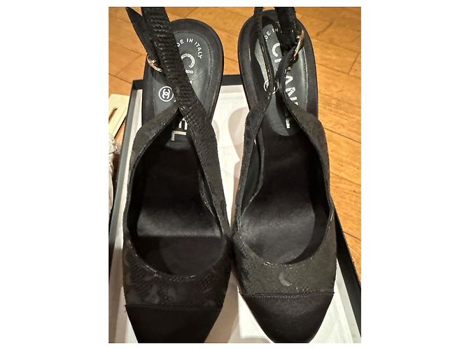 Cambon Décolleté Chanel slingback Nero - vista 8