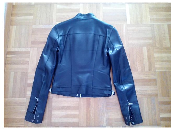 Gucci Nappa Lederjacke Schwarz - Ansicht 3