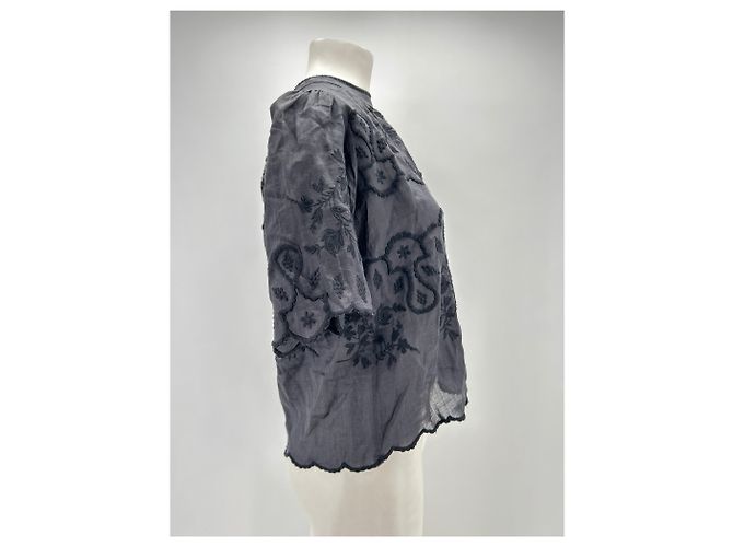 ISABEL MARANT Tops T.FR 36 Algodón Negro - vista 4