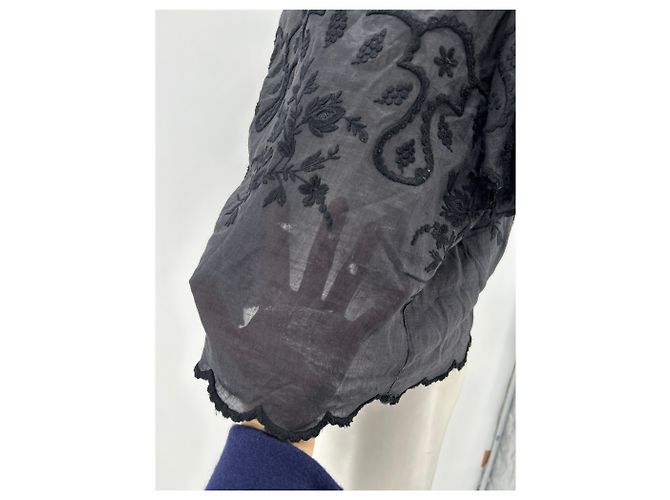 ISABEL MARANT Tops T.FR 36 Algodón Negro - vista 5