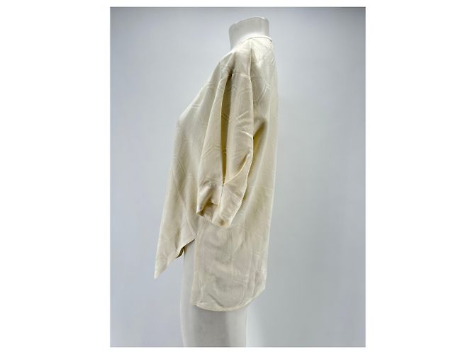 ISABEL MARANT Tops T.FR 38 Viscosa Blanco - vista 4