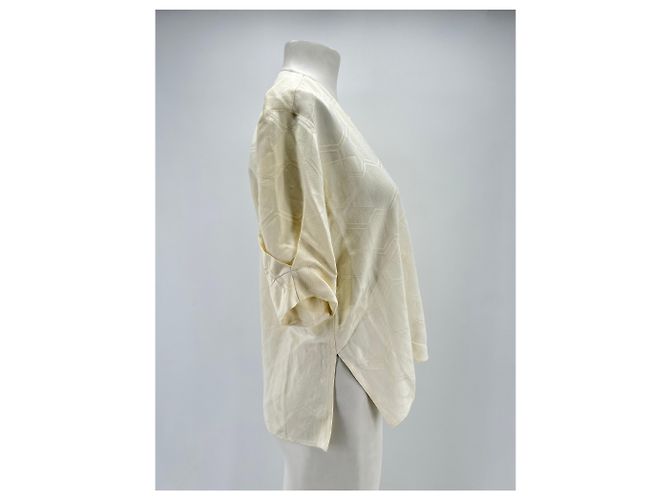 ISABEL MARANT Tops T.FR 38 Viscosa Blanco - vista 5