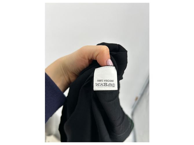 Vestido DRIES VAN NOTEN T.FR 34 Viscosa Negro - vista 6
