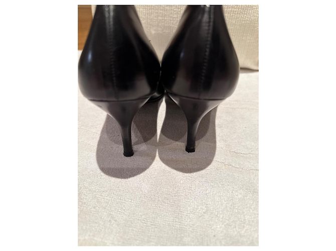 Dior Pumps Schwarz Leder Spitz zulaufend - Ansicht 5