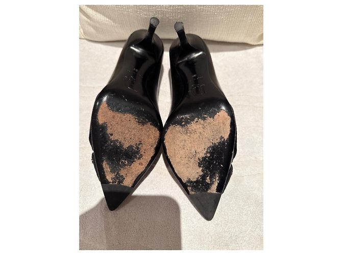 Dior Pumps Schwarz Leder Spitz zulaufend - Ansicht 6