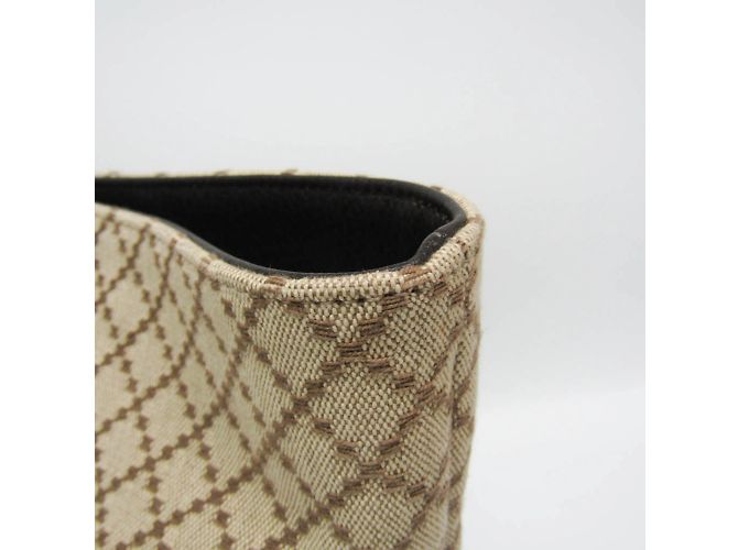 Borsa a spalla e tote da donna Gucci Diamante 353702 Beige Marrone scuro - vista 6