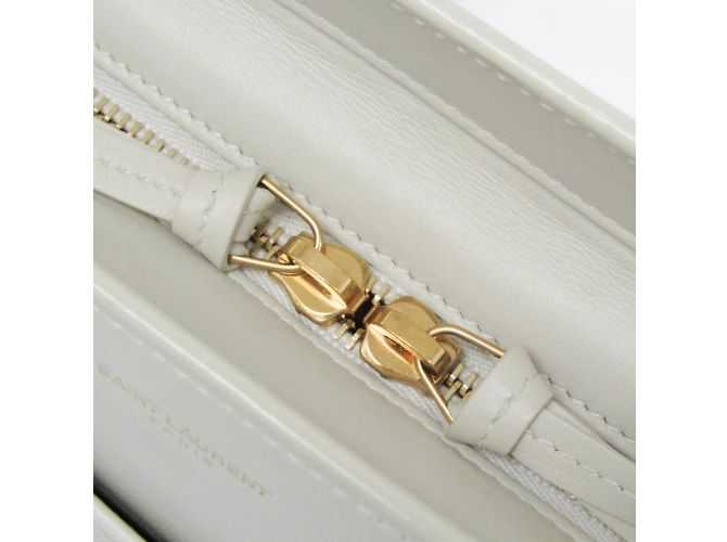 Borsa in pelle Eastside Small di Saint Laurent Bianco - vista 13