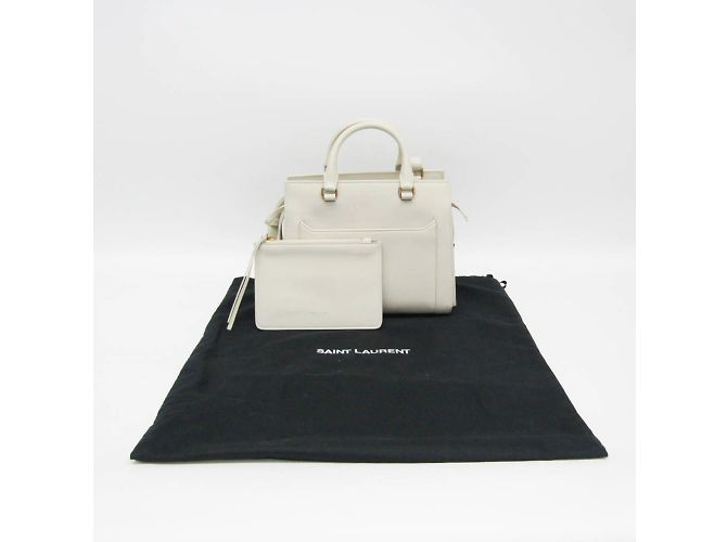 Borsa in pelle Eastside Small di Saint Laurent Bianco - vista 2