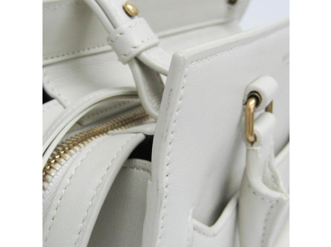 Borsa in pelle Eastside Small di Saint Laurent Bianco - vista 7
