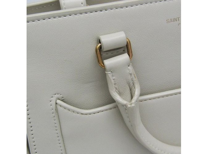 Borsa in pelle Eastside Small di Saint Laurent Bianco - vista 9