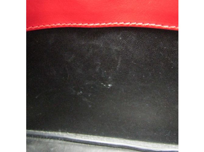 Borsa in pelle Prada Saffiano Matinee 1BA282 Rosso - vista 13