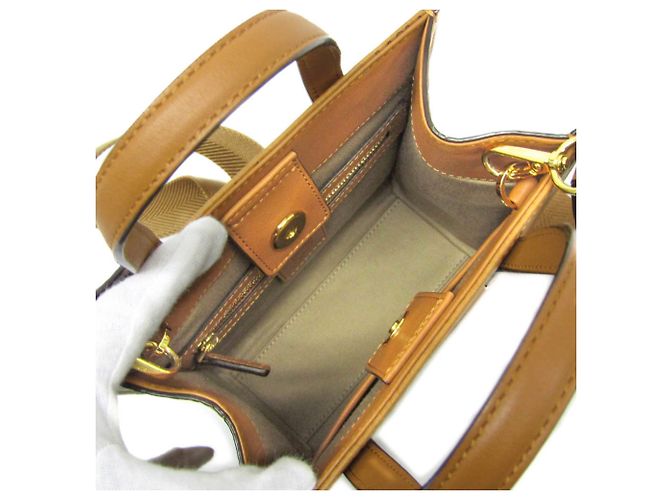 MCM Visetos Klassik Borsa Tote Mini Marrone - vista 4