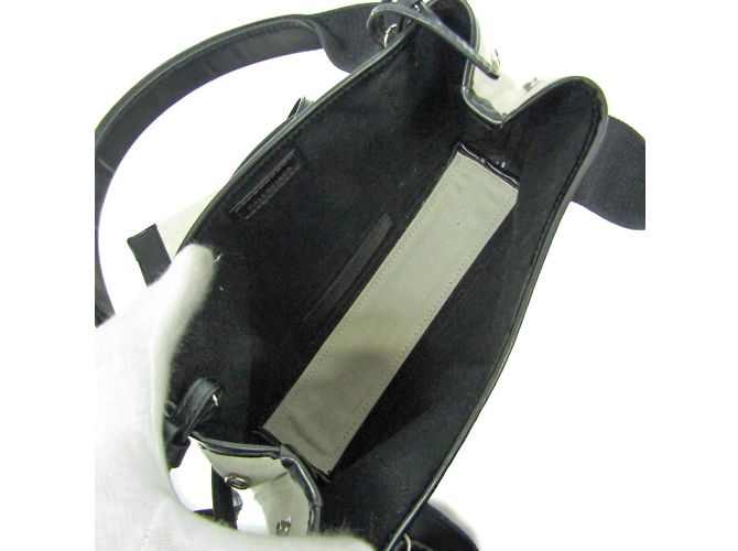 Bolso Balenciaga Navy Cabas XS Negro Crudo - vista 4