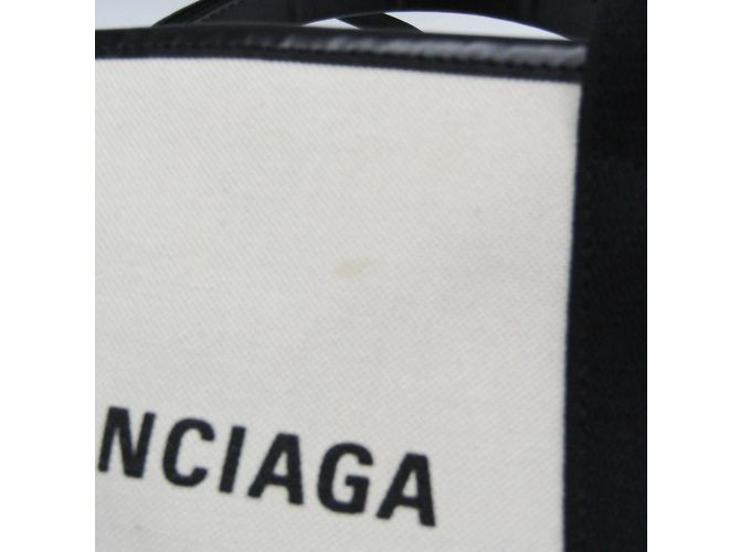 Bolso Balenciaga Navy Cabas XS Negro Crudo - vista 7