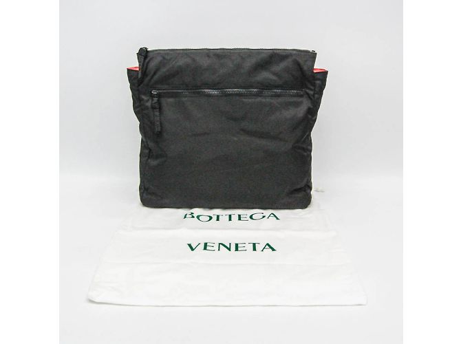 Pochette da viaggio Bottega Veneta 638750 Nero Arancione - vista 2