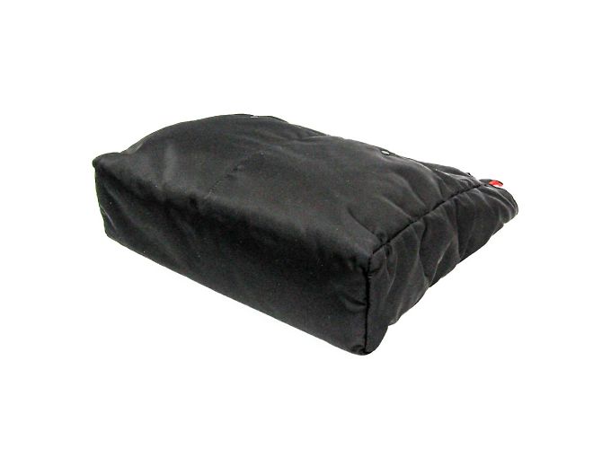 Pochette da viaggio Bottega Veneta 638750 Nero Arancione - vista 3