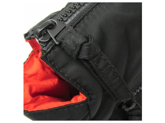 Pochette da viaggio Bottega Veneta 638750 Nero Arancione - vista 8
