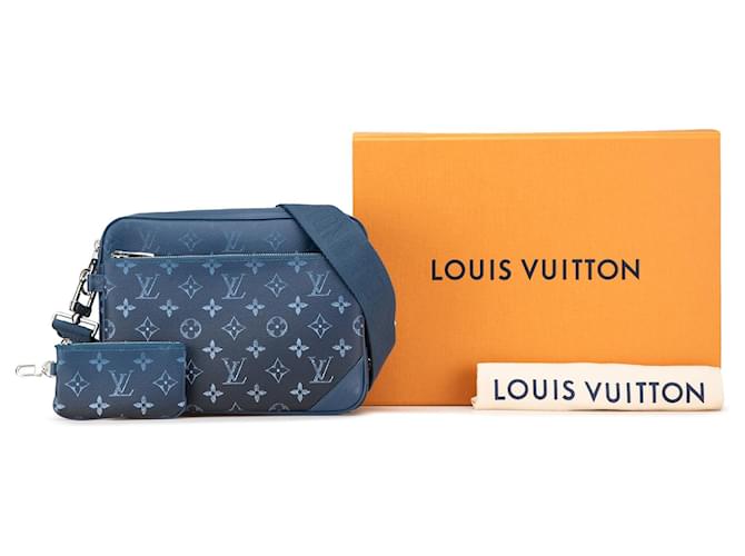 Messenger Trio Gradiente Monogramma Blu Louis Vuitton Blu navy - vista 11