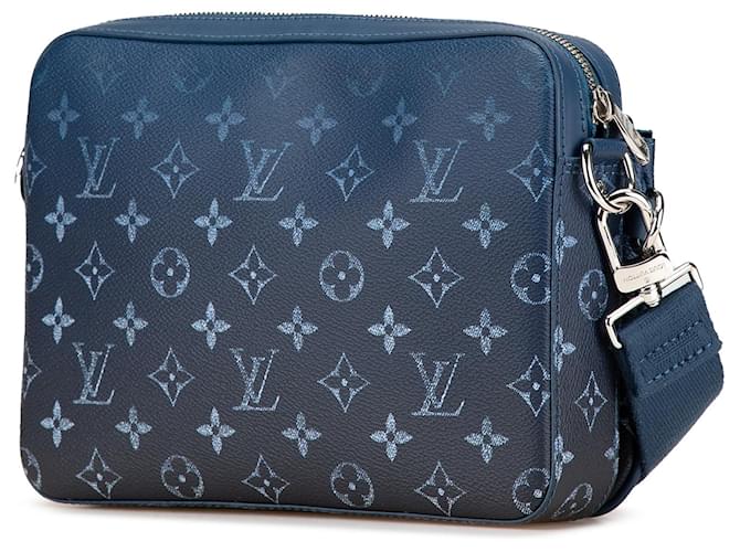 Messenger Trio Gradiente Monogramma Blu Louis Vuitton Blu navy - vista 2