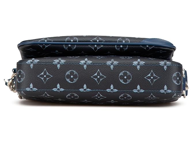 Messenger Trio Gradiente Monogramma Blu Louis Vuitton Blu navy - vista 3