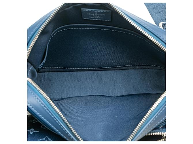 Messenger Trio Gradiente Monogramma Blu Louis Vuitton Blu navy - vista 4