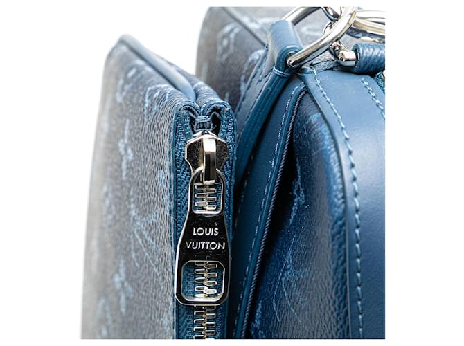 Messenger Trio Gradiente Monogramma Blu Louis Vuitton Blu navy - vista 9
