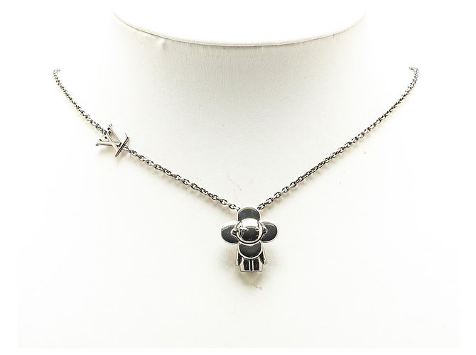 Collana Pendente Vivienne in Ottone Argento Rutenio Louis Vuitton - vista 6