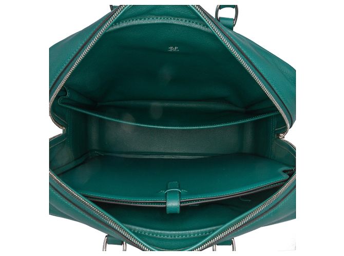 Hermès Verde Evercolor Plume Fourre Tout 40 - vista 4