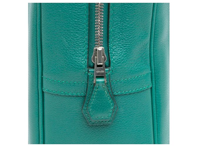 Hermès Verde Evercolor Plume Fourre Tout 40 - vista 7