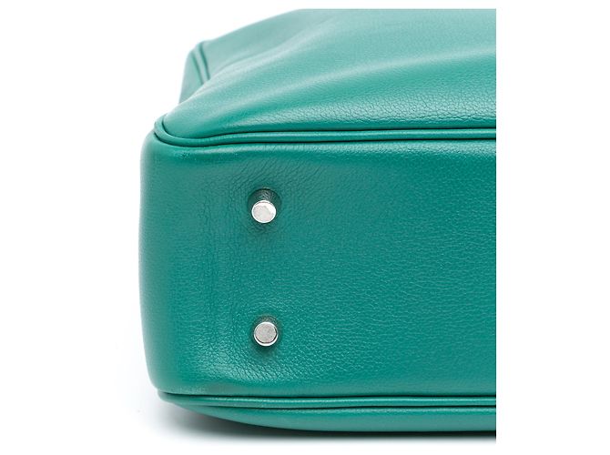 Hermès Verde Evercolor Plume Fourre Tout 40 - vista 8