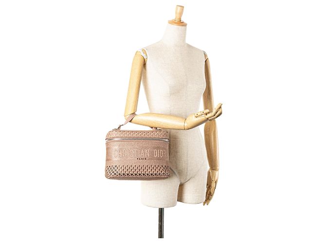 Beauty case Diortravel in rete rosa ricamata Dior - vista 13