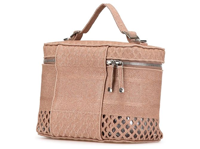 Beauty case Diortravel in rete rosa ricamata Dior - vista 2