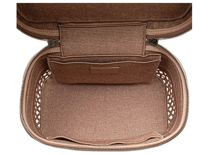 Beauty case Diortravel in rete rosa ricamata Dior - vista 4