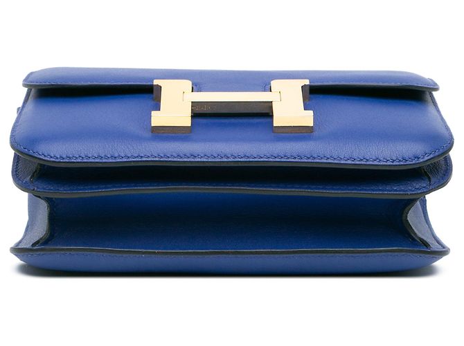 Hermès Blau Mini Swift Constance 18 - Ansicht 3