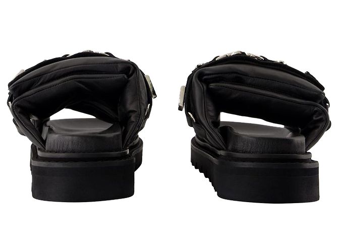 Aj1382 Sandals - Toga Pulla - Leather - Black - view 3