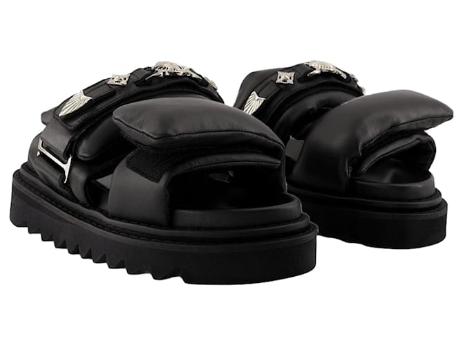 Sandali Aj1382 - Toga Pulla - Pelle - Nero - vista 2