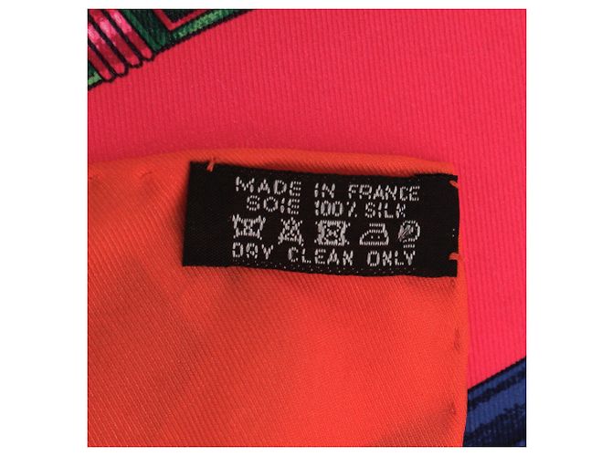 Foulard Quadrato Cannes e Pommeaux di Hermès in seta multicolore - vista 5