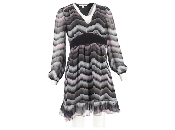 Abito stampato Lizbeth in seta multicolore di Diane von Furstenberg - vista 4