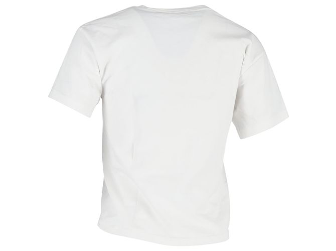 Camiseta de cuello redondo Re/Done en algodón blanco Crudo - vista 3
