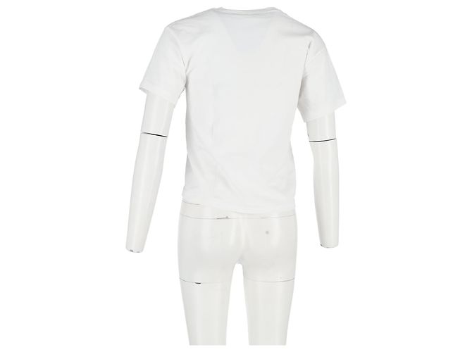 Camiseta de cuello redondo Re/Done en algodón blanco Crudo - vista 6