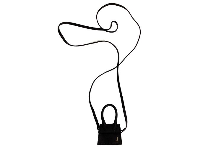 Borsa Jacquemus Le Petit Chiquito in pelle nera Nero - vista 15