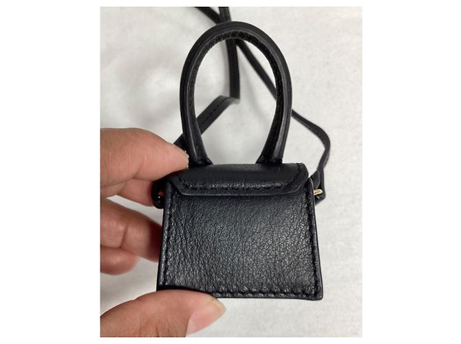 Borsa Jacquemus Le Petit Chiquito in pelle nera Nero - vista 27