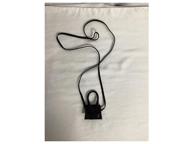 Borsa Jacquemus Le Petit Chiquito in pelle nera Nero - vista 31