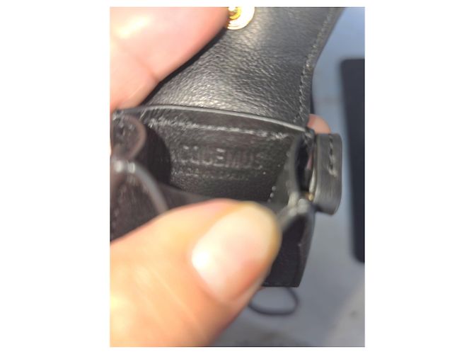 Borsa Jacquemus Le Petit Chiquito in pelle nera Nero - vista 33