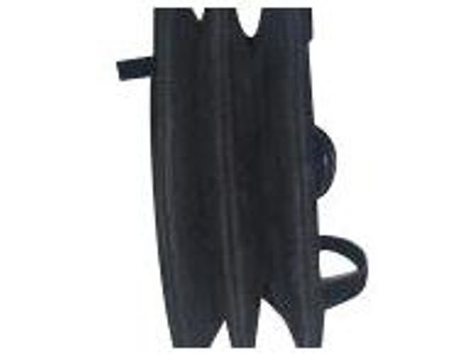 Jacquemus Le Sac Minho Mini Borsa in Nubuck in Pelle Scamosciata Nera Nero - vista 15