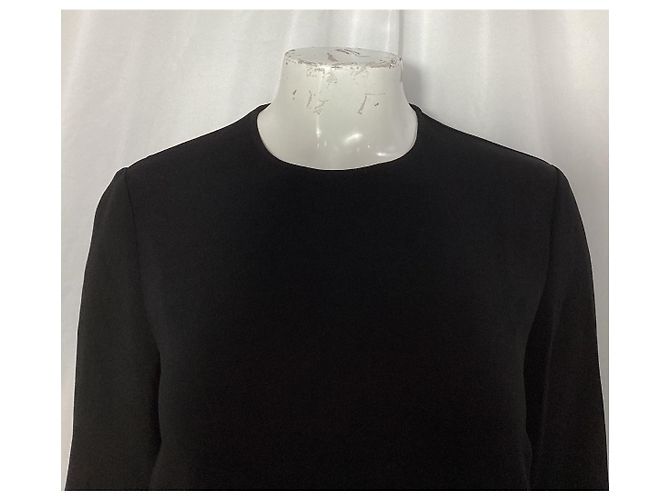 Stella Mc Cartney Abito a maniche lunghe con dettaglio zip Stella McCartney in rayon nero - vista 11